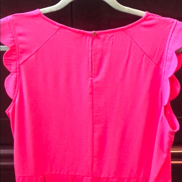 Hot Pink And Wednesday Mini Dress - Picture 5 of 5